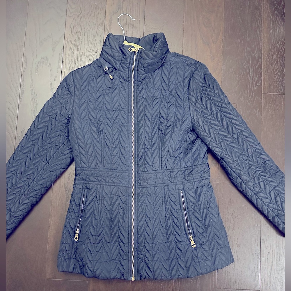 KATE SPADE NAVY QUILTED JACKET SIZE SMALL